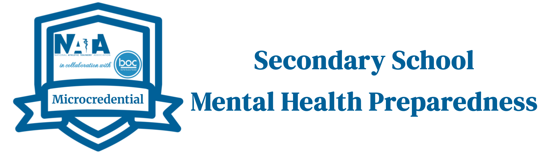 Microcredential - Secondary School Mental Health Preparedness