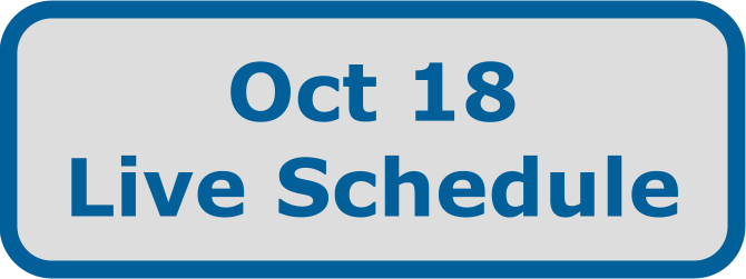 VATEC - Oct 18 Live Schedule